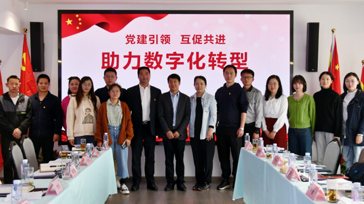 云南省发展鼎新委数字经济协调处党支部与昆明CA88科技股份有限公司党支部共同发展“助力数字化转型”主题党日活动